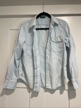 Ralph Lauren Light Blue Casual Button-Down Shirt